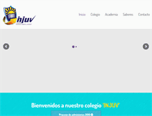 Tablet Screenshot of injuv.edu.co